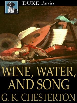 cover image of Wine, Water, and Song